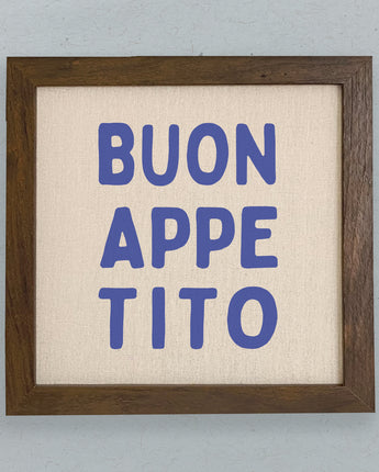 Buon Appetito - Framed Sign