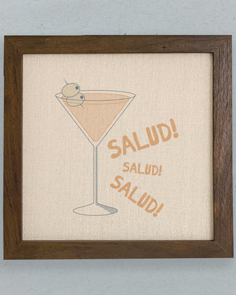 Salud - Framed Sign