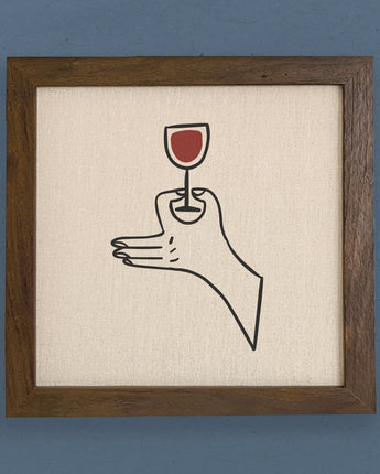 Wine Etiquette - Framed Sign