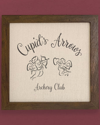 Cupid's Aarows - Valentine's Framed Sign