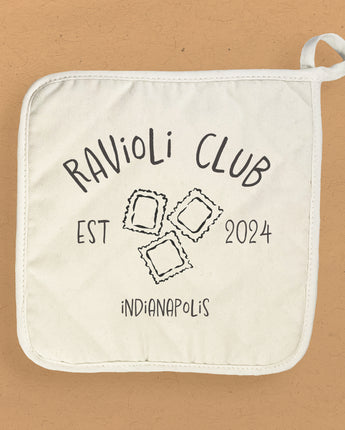 Ravioli Club - Custom Cotton Pot Holder