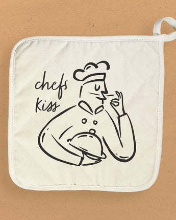 Chef's Kiss - Cotton Pot Holder