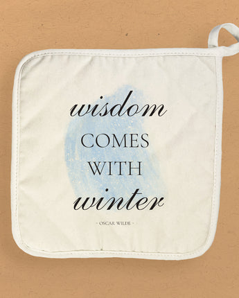 Winter Wisdom - Cotton Pot Holder