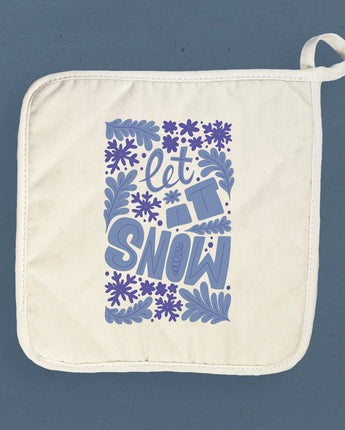 Let it Snow - Cotton Pot Holder