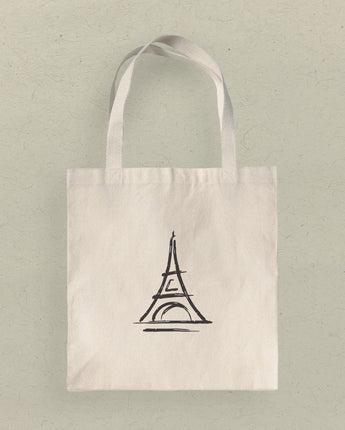 Simple Eiffel Tower - Canvas Tote Bag