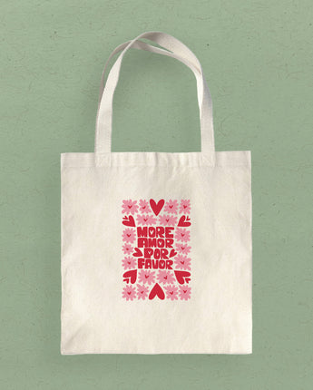 More Amor - Valentine's Canvas Tote Bag