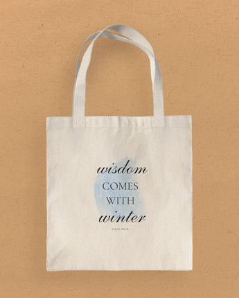 Winter Wisdom - Canvas Tote Bag