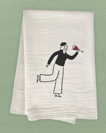 Wine Chic - Cotton Tea Towel