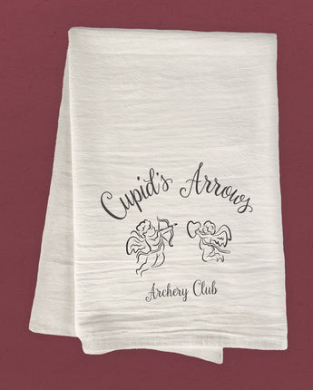 Cupid's Aarows - Valentine's Cotton Tea Towel