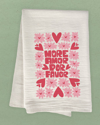 More Amor - Valentine's Cotton Tea Towel