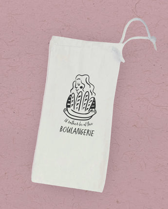 Boulangerie - Canvas Wine Bag