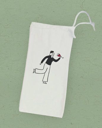 Wine Chic - Canvas Wine Bag