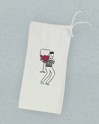 Wine Hugger - Canvas Wine Bag