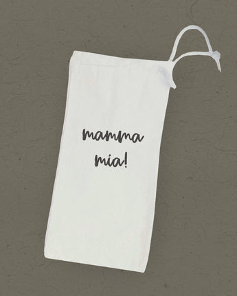 Mamma Mia - Canvas Wine Bag