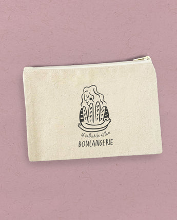 Boulangerie - Canvas Zipper Pouch