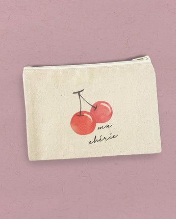 Ma Cherie - Valentine's Canvas Zipper Pouch