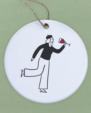 Wine Chic - Ornament