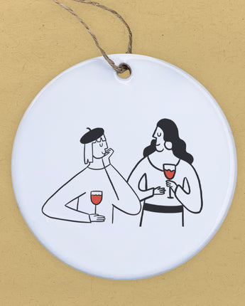 Wine Conversations - Ornament