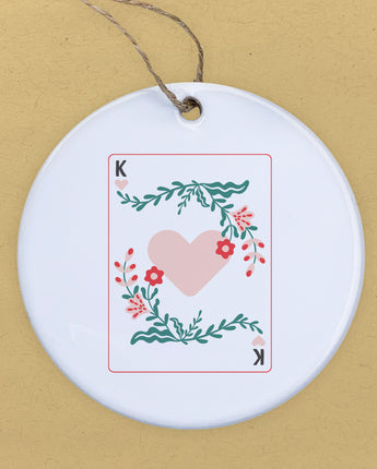 King of Hearts - Valentine's Day Ornament