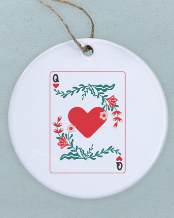 Queen of Hearts - Valentine's Day Ornament