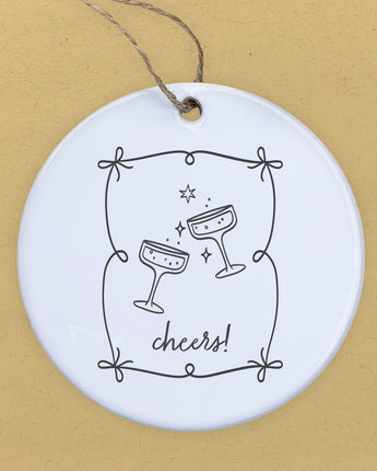 Champagne Cheers - Ornament