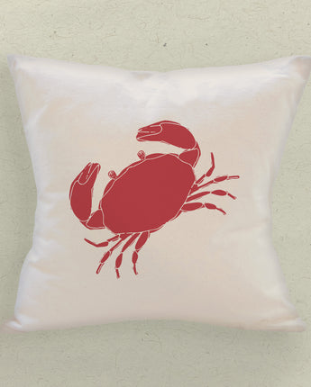 Red Crab - Square Canvas Pillow