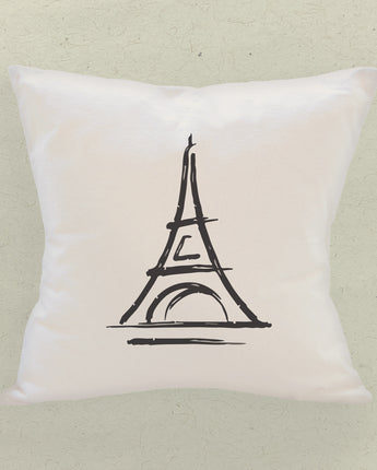 Simple Eiffel Tower - Square Canvas Pillow