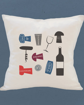 Wine Corks - Square Canvas Pillow