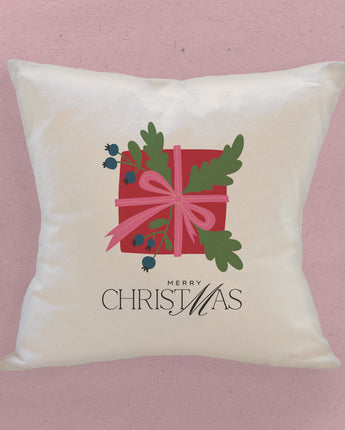 Merry Christmas - Square Canvas Pillow