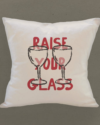 Raise Your Glass - Square Canvas Pillow