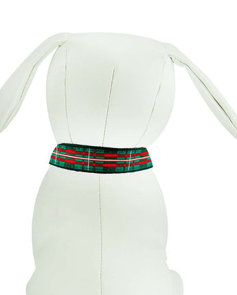 Christmas Plaid - Dog Collar