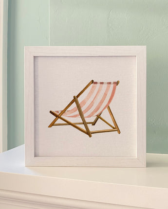 Beach Chair - Framed Sign