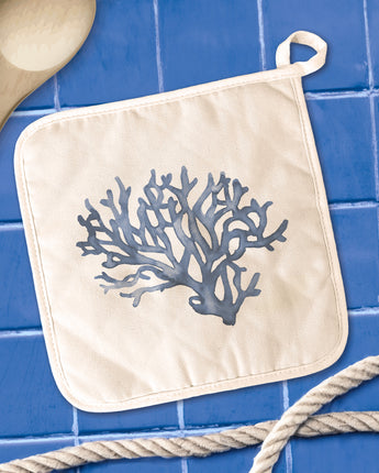 Blue Coral - Cotton Pot Holder