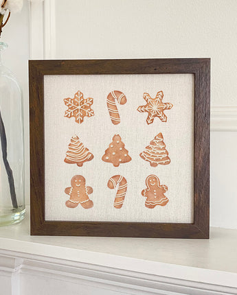 Gingerbread Cookies - Framed Sign