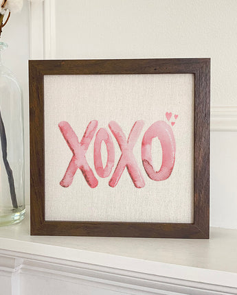 XOXO - Valentine's Day Framed Sign