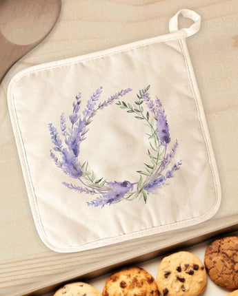 Lavender Wreath - Cotton Pot Holder