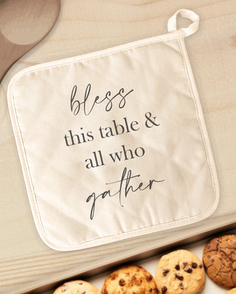 Bless this Table - Cotton Pot Holder