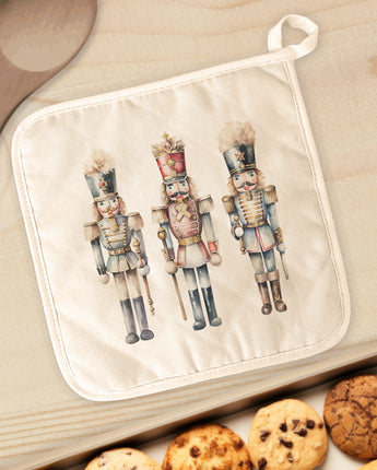 Three Nutcrackers - Cotton Pot Holder