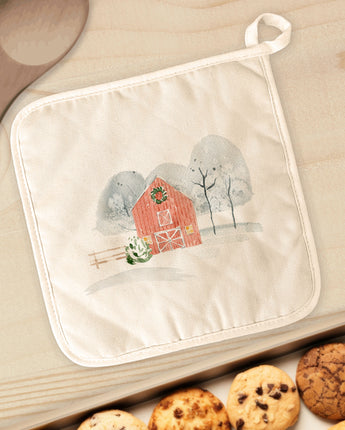 Christmas Farm - Cotton Pot Holder