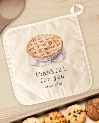 Thankful for Pie - Cotton Pot Holder