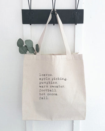 All Things Fall - Canvas Tote Bag