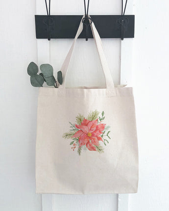 Poinsettia Flower - Canvas Tote Bag