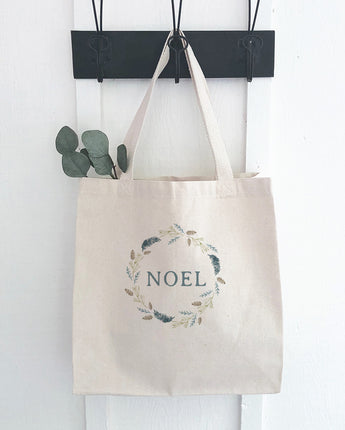 Noel Pine Wreath - Canvas Tote Bag