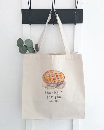 Thankful for Pie - Canvas Tote Bag