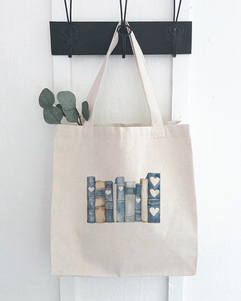 Love Letter Bookshelf - Valentine's Day Canvas Tote Bag