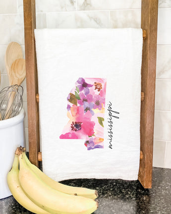 Floral State - Cotton Tea Towel