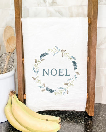 Noel Pine Wreath - Cotton Tea Towel