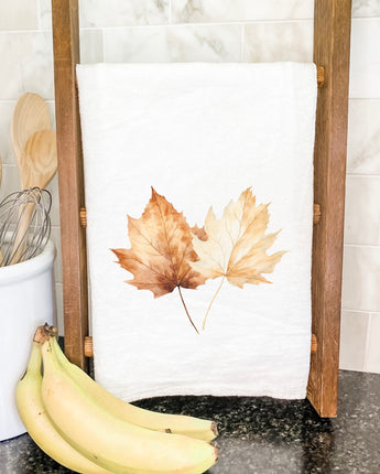 Fall Maple Leaves - Cotton Tea Towel