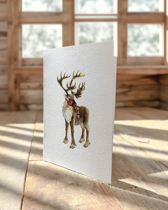 Santa's Reindeer - Greeting Card