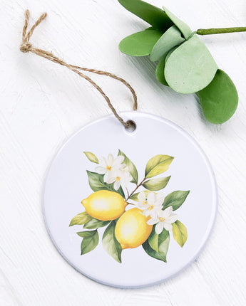 Lemon and Blooms - Ornament